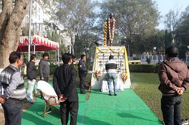 Mahatma Gandhi Assassination day (Martyr's Day) was observed by Govt of Tripura. TIWN Pic Jan 30